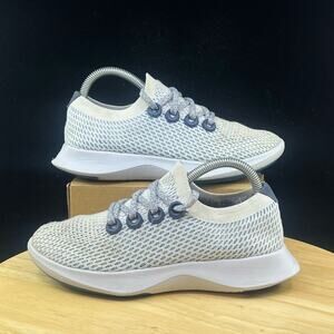 Allbirds TD Tree Dasher Women's Size 7 Sneakers White/ Blue